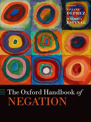 cover image of The Oxford Handbook of Negation